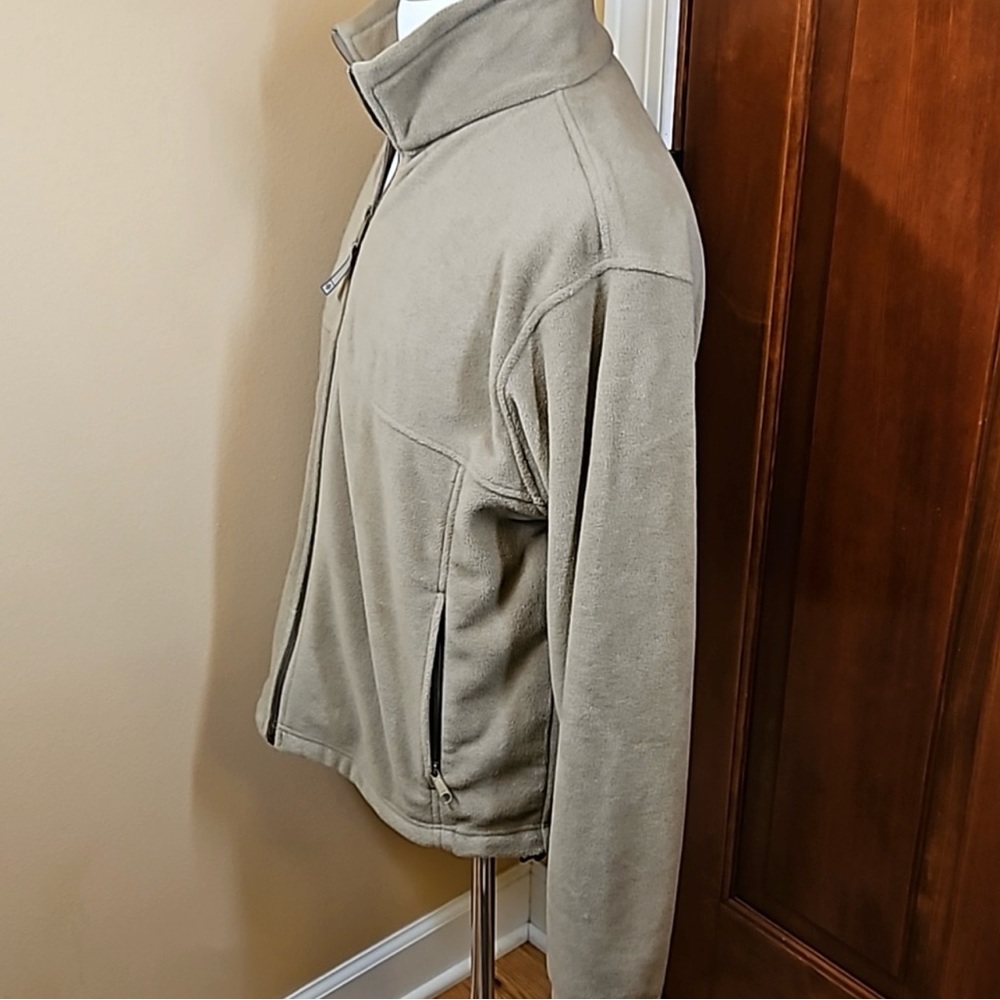 COLUMBIA JACKET SPORTSWEAR COMPANY M TAN BROWN FLEECE - Picture 7 of 10
